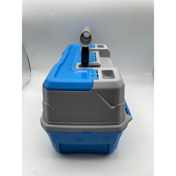Flambeau Outdoors 6382TB 2-Tray - Classic Tray Tackle Box - Blue/Gray New - Picture 3 of 12